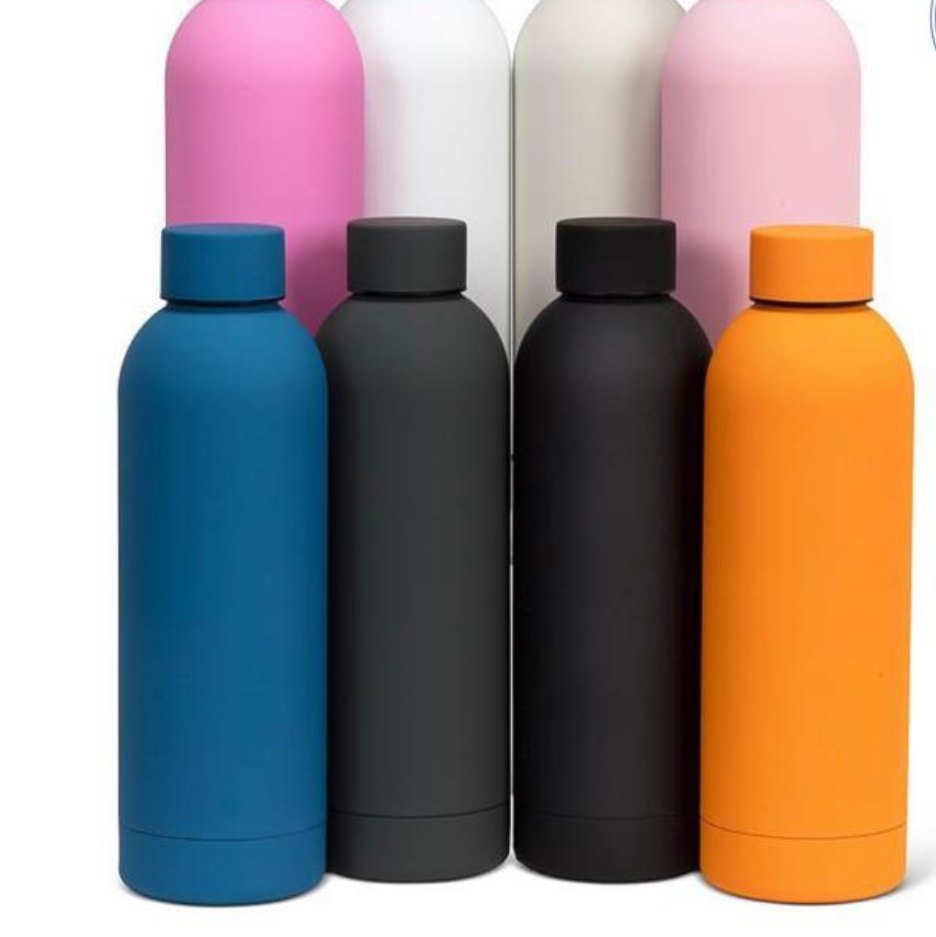 The water bottle colour range available to personalize